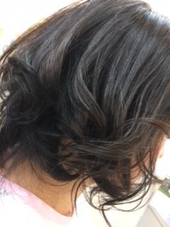 初パーマ 坂尾