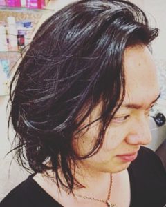メンズ ロング アイロン
