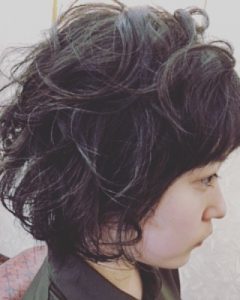 ショートボブ アイロン仕上げ
