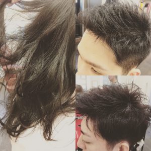 3人 アディクシー ツーブロ