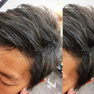 モードネイビー くすみ抜群に