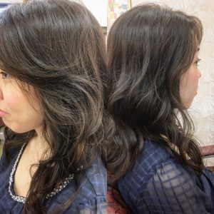 ヘアアレンジ ロング アイロン