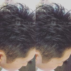 アイロン ツーブロック 刈り上げ