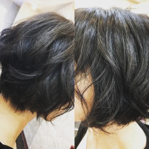 前下がりショートボブ