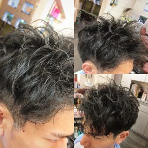 ツイスト アイロン ツーブロック