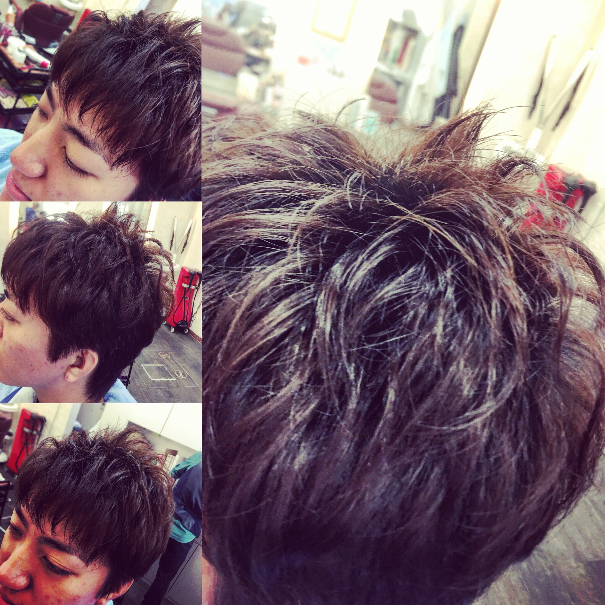 メンズ スマホ ヘアスタイル
