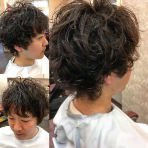 ミディアム＋ロング パーマ