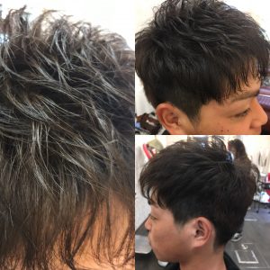 刈り上げ ツーブロ 無造作