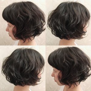 ボブパーマ 2日連続