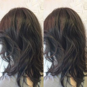 センシュアルアイシー グレー セミロングロング