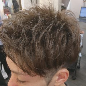 キャラデコのアッシュグレージュ