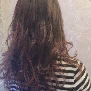 ロング 淡い ピンク