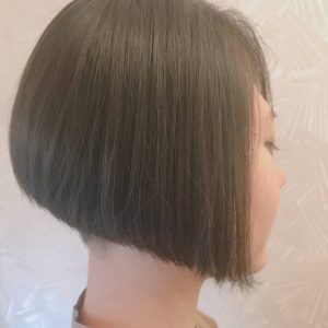 デザイン ボブ 前下がり