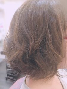 パーマ →