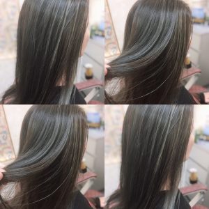 4枚 グレーパール ロング
