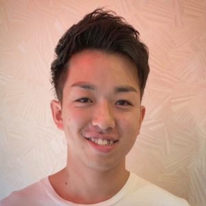 さわやか ツーブロ　アップバンク