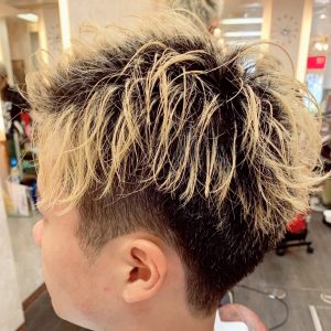 金 ツーブロ アイロン