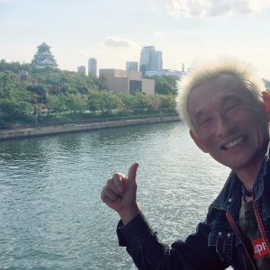 大阪城 河