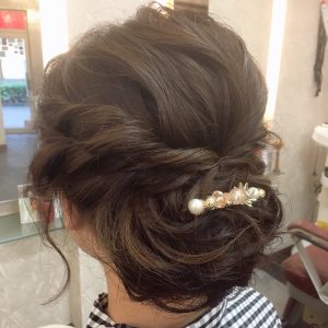 ヘアセット 着物 カワイイ