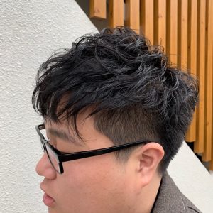 デブ ツーブロック