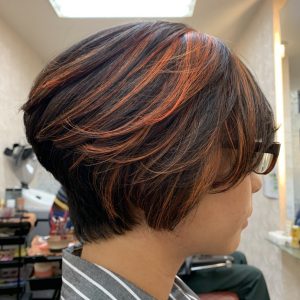 オレンジ メッシュ バレンシア