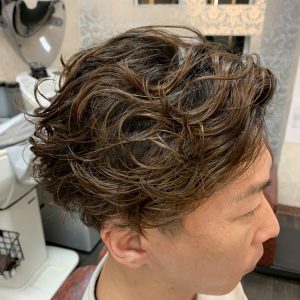 流れるパーマ 大人
