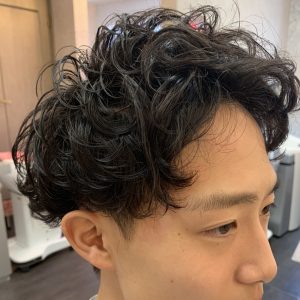 ツーブロック パーマ 亀岡 郵便局