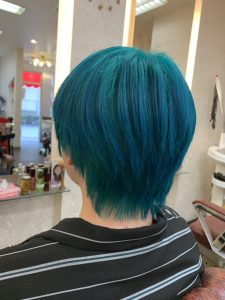 ターコイズ 緑 ショート