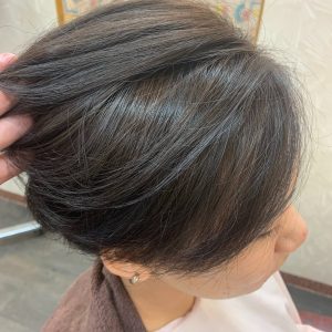 ハイライト シルバー ショート大人