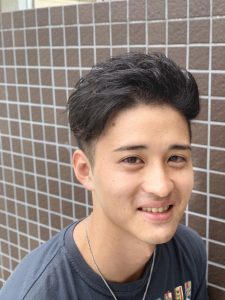 アップバンク　メンズショートスタイル