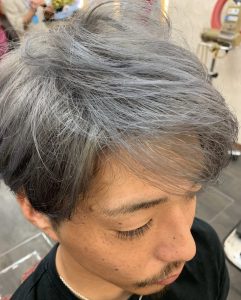 シルバー 初め 1回 ブリーチ